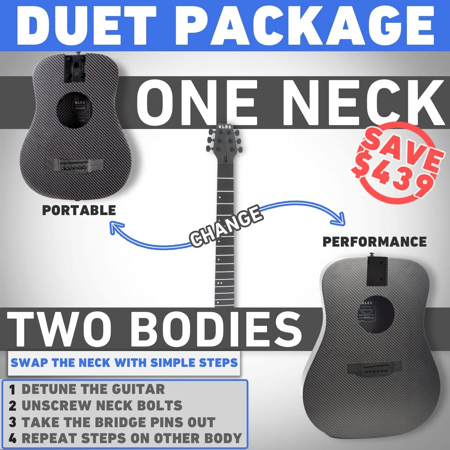 Duet Package - Travel Acoustic/Electric Upgrade - Image 2